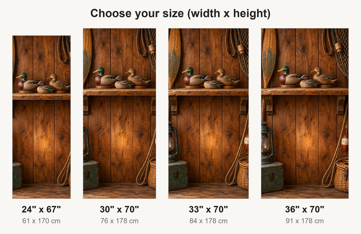 Duck Decoys fridge wrap available sizes 24, 30, 33 and 36 inch