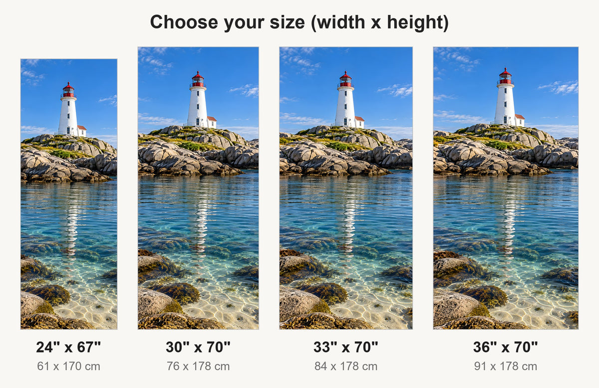 Lighthouse fridge wrap available sizes 24, 30, 33 and 36 inch