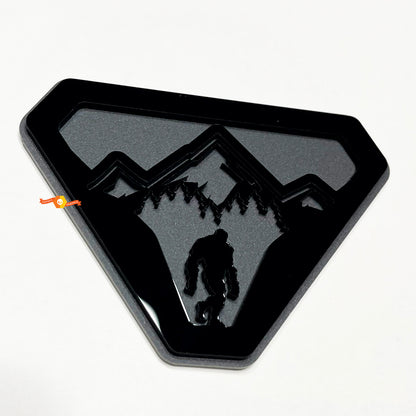 Sasquatch Yeti Mountains 3D Emblem Badge