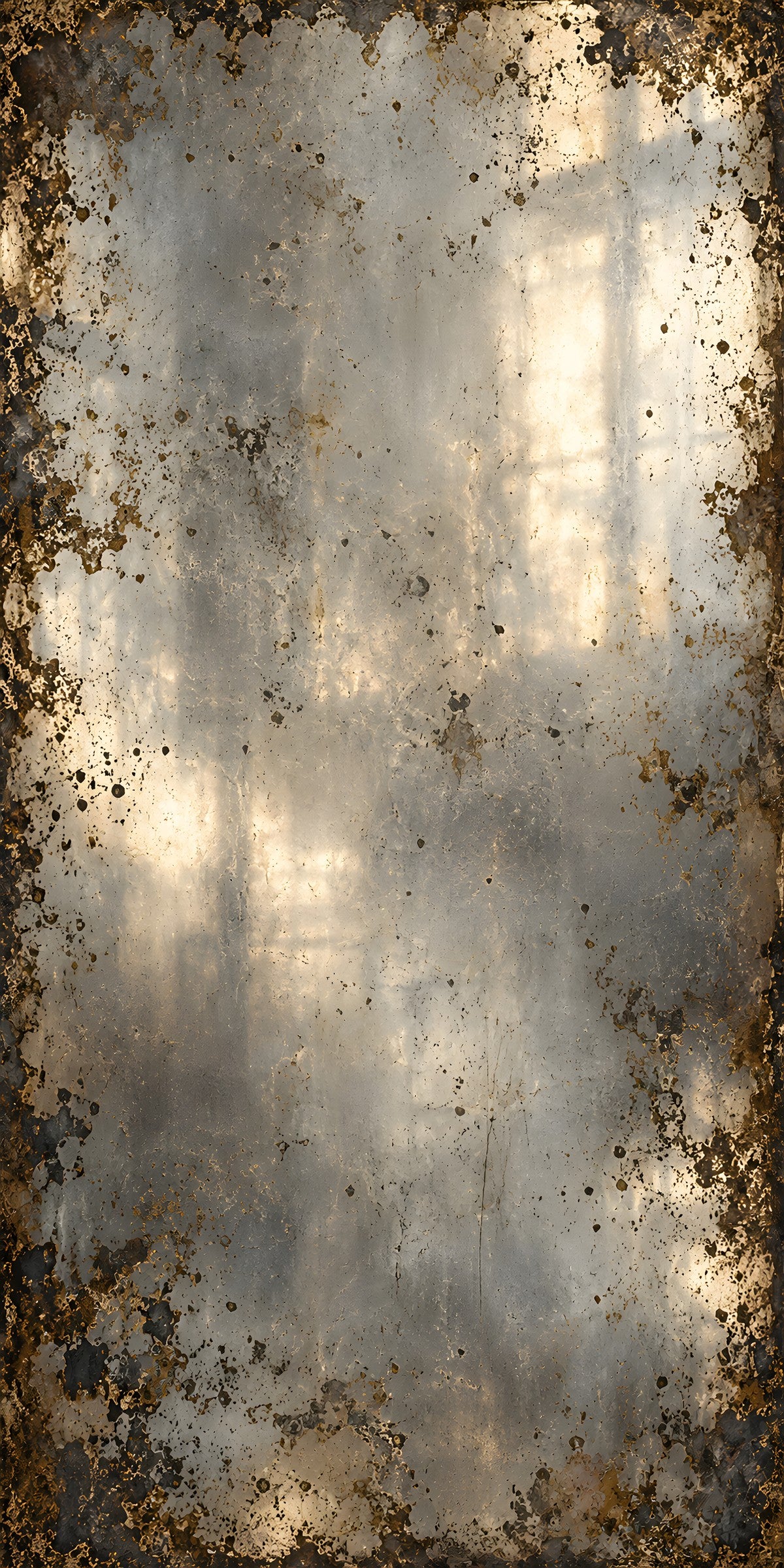 Antique Mirror Glass fridge wrap full design