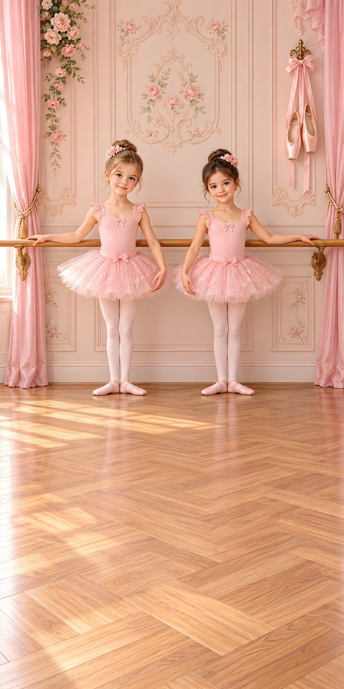 Ballerina Studio fridge wrap full design