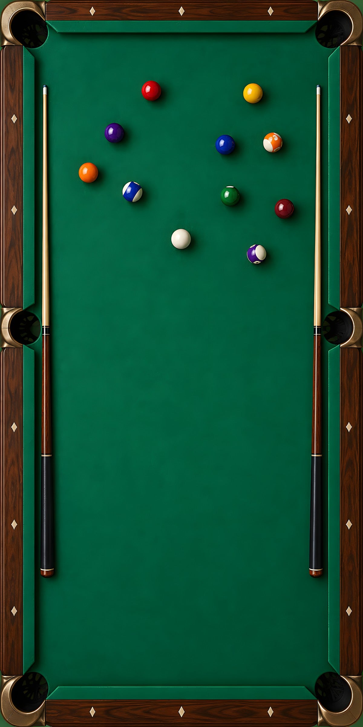 Billiards Table fridge wrap full design