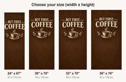 But First, Coffee fridge wrap available sizes 24, 30, 33 and 36 inch