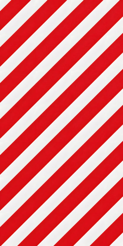 Candy Cane Stripes fridge wrap full design