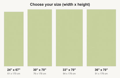 Celery Green fridge wrap available sizes 24, 30, 33 and 36 inch
