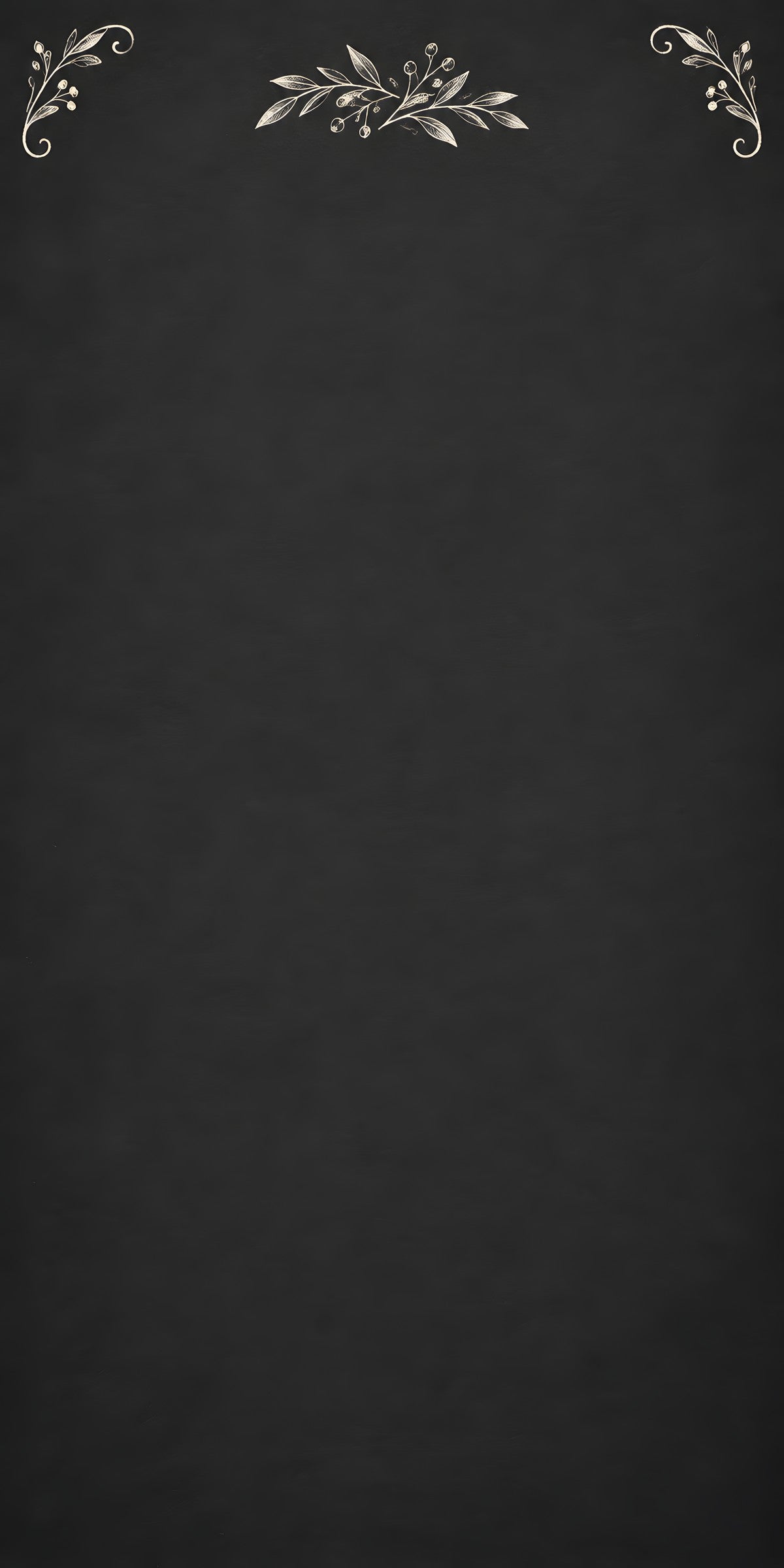 Chalkboard Look fridge wrap full design