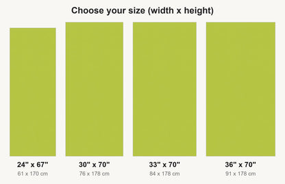 Chartreuse Green fridge wrap available sizes 24, 30, 33 and 36 inch