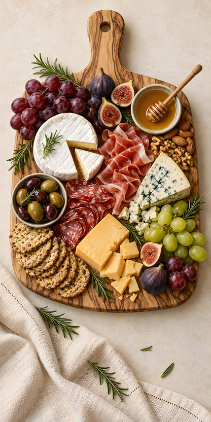 Cheese & Charcuterie Board fridge wrap full design