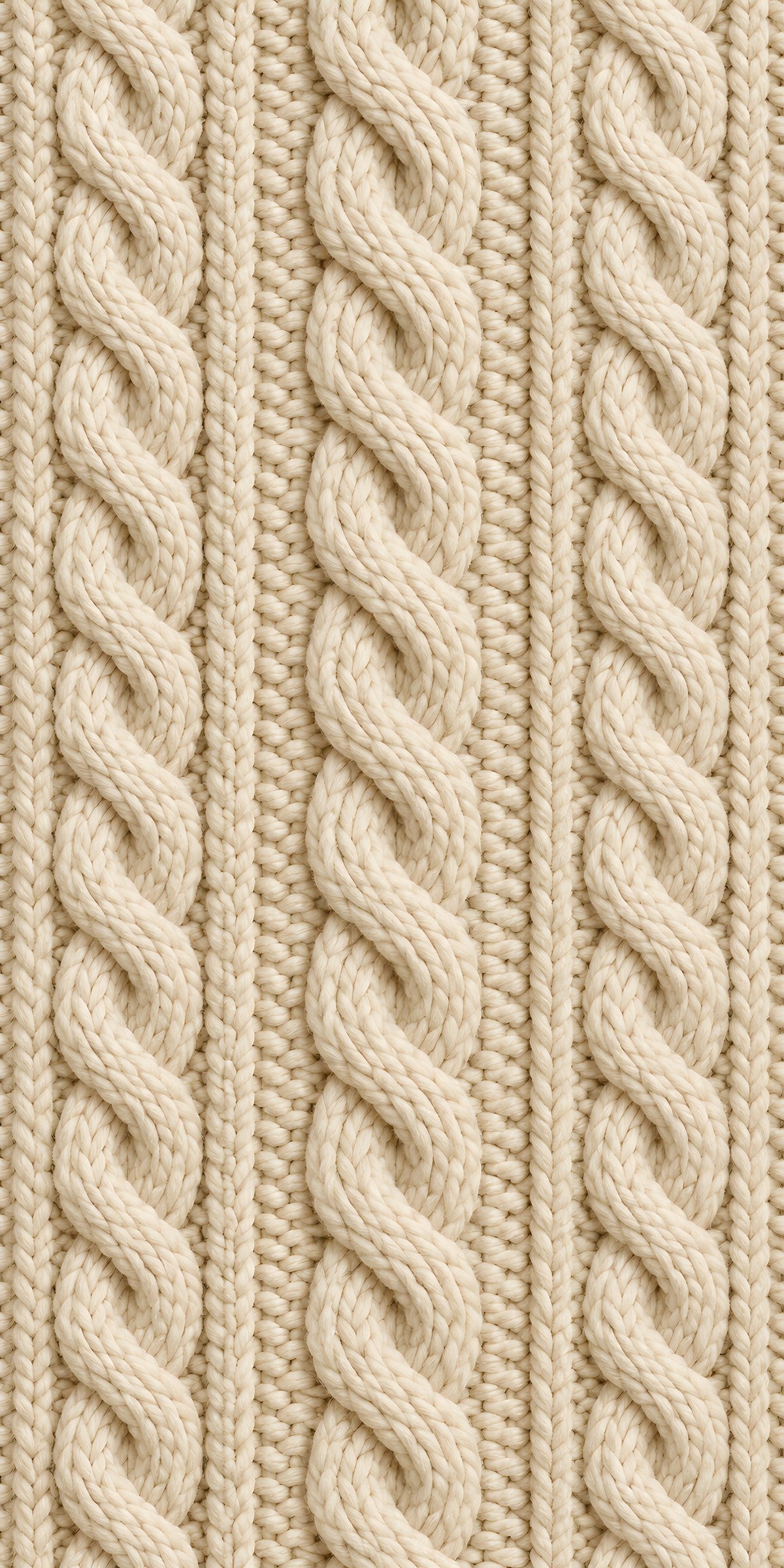 Chunky Cable Knit fridge wrap full design