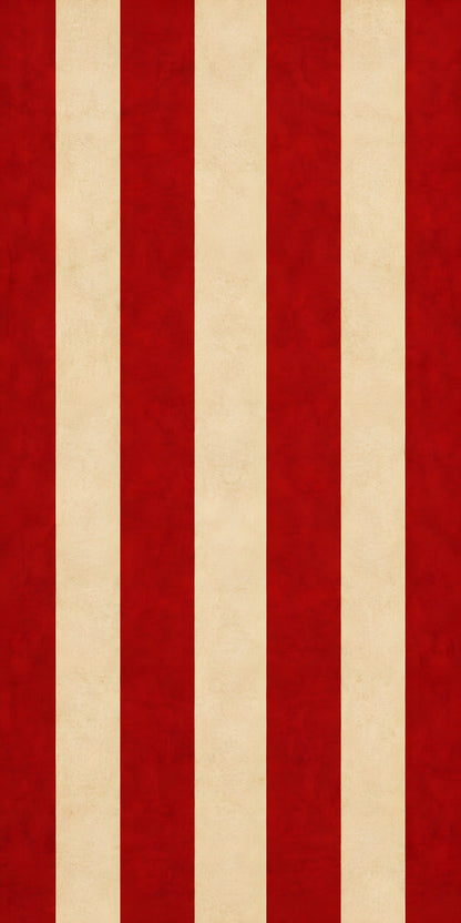 Circus Stripes fridge wrap full design