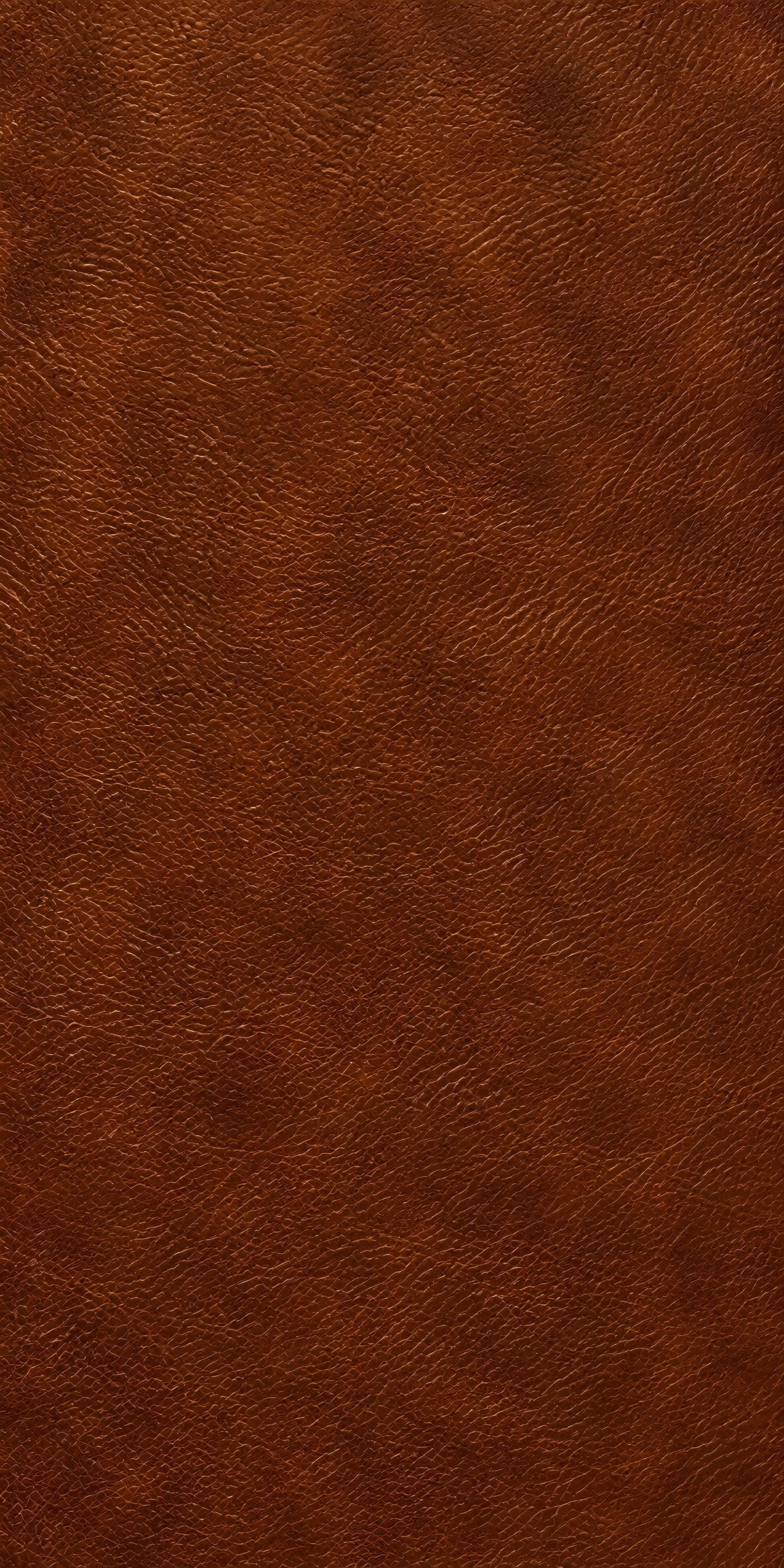 Cognac Leather Look fridge wrap full design