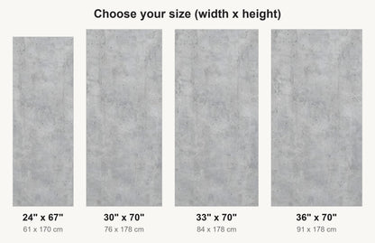 Concrete Loft fridge wrap available sizes 24, 30, 33 and 36 inch
