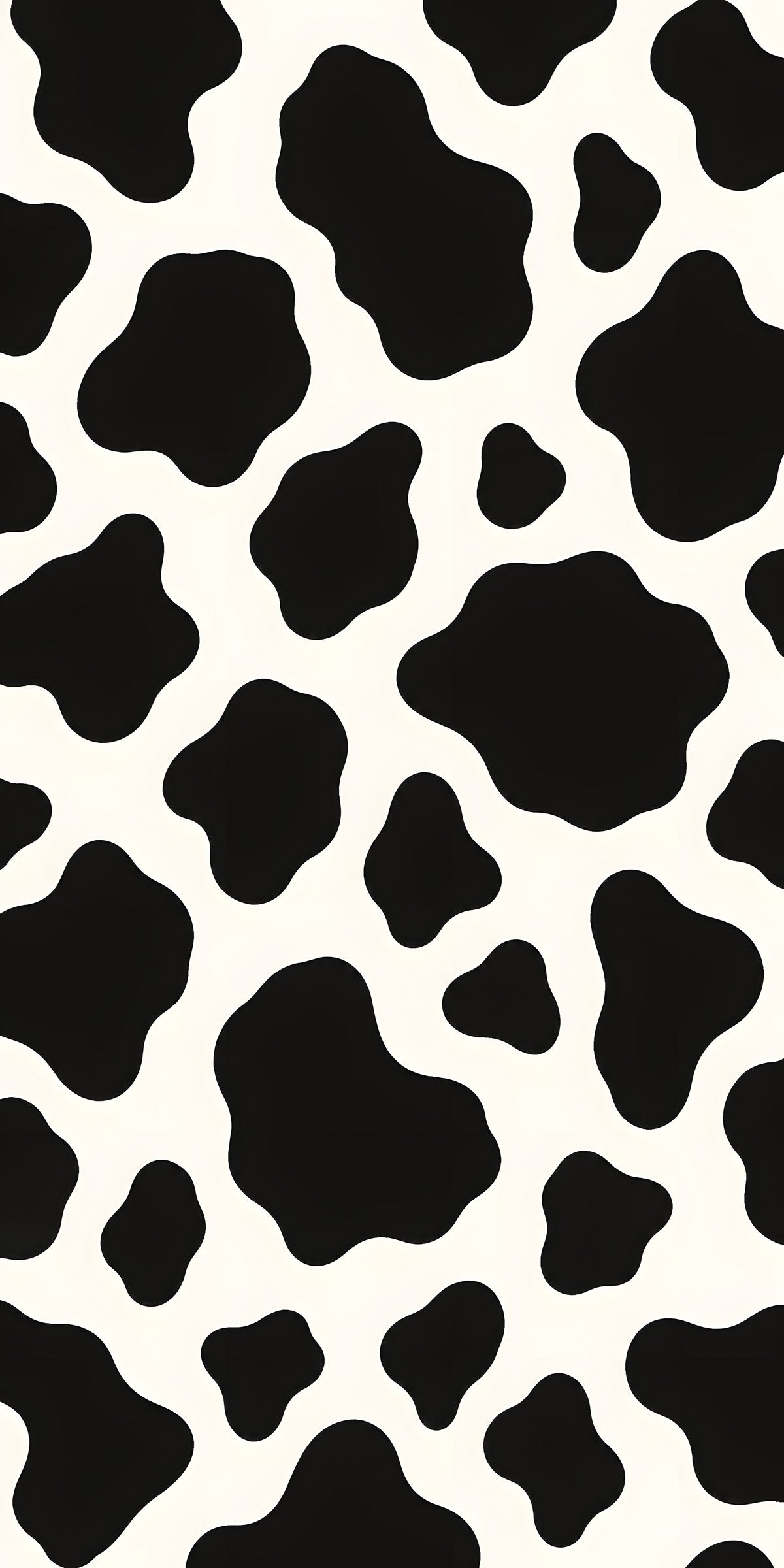 Cow Print fridge wrap full design