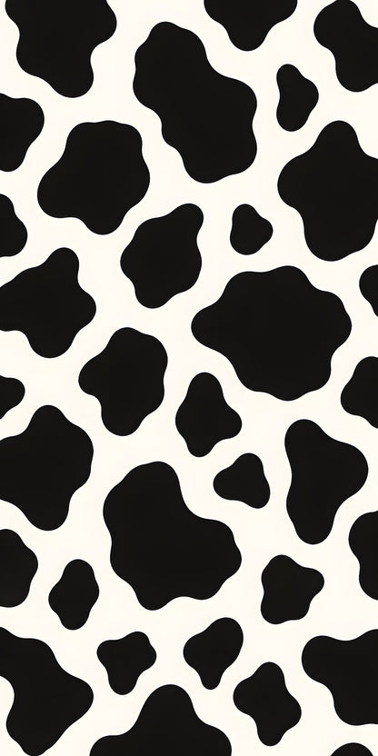 Cow Print fridge wrap full design