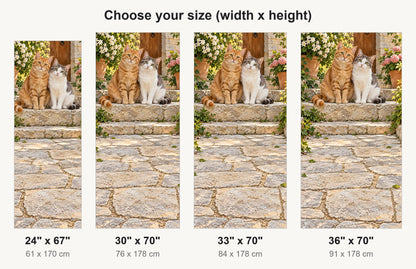 Cute Kittens fridge wrap available sizes 24, 30, 33 and 36 inch