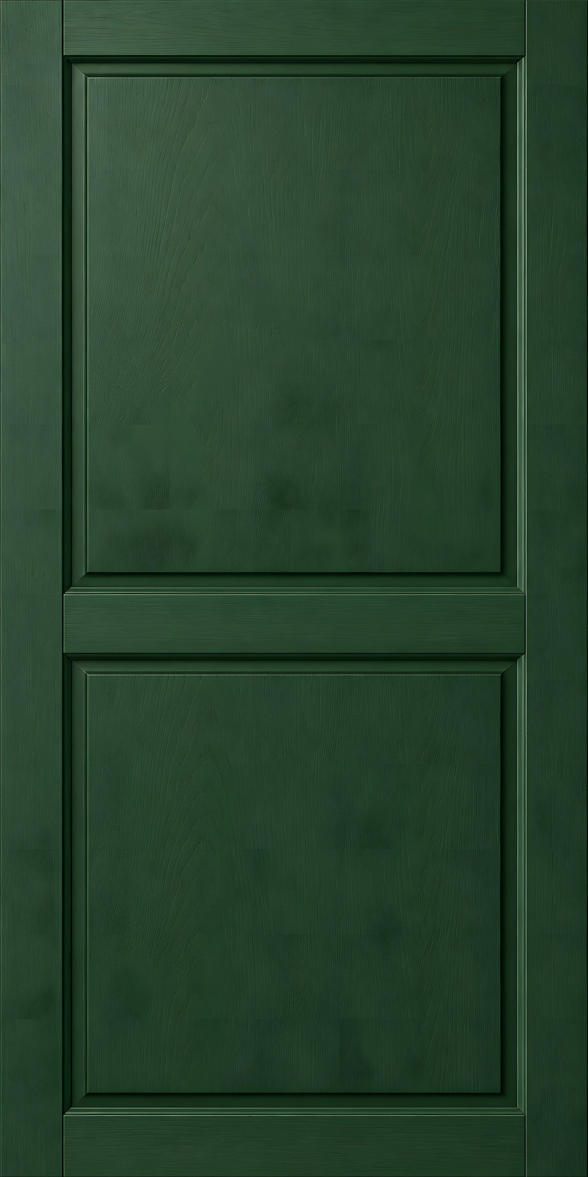 Deep Green Shaker Cabinet Look fridge wrap full design