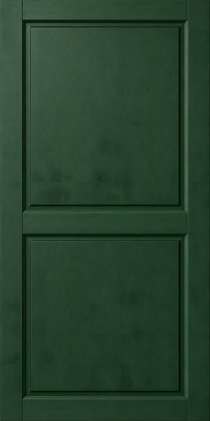 Deep Green Shaker Cabinet Look fridge wrap full design