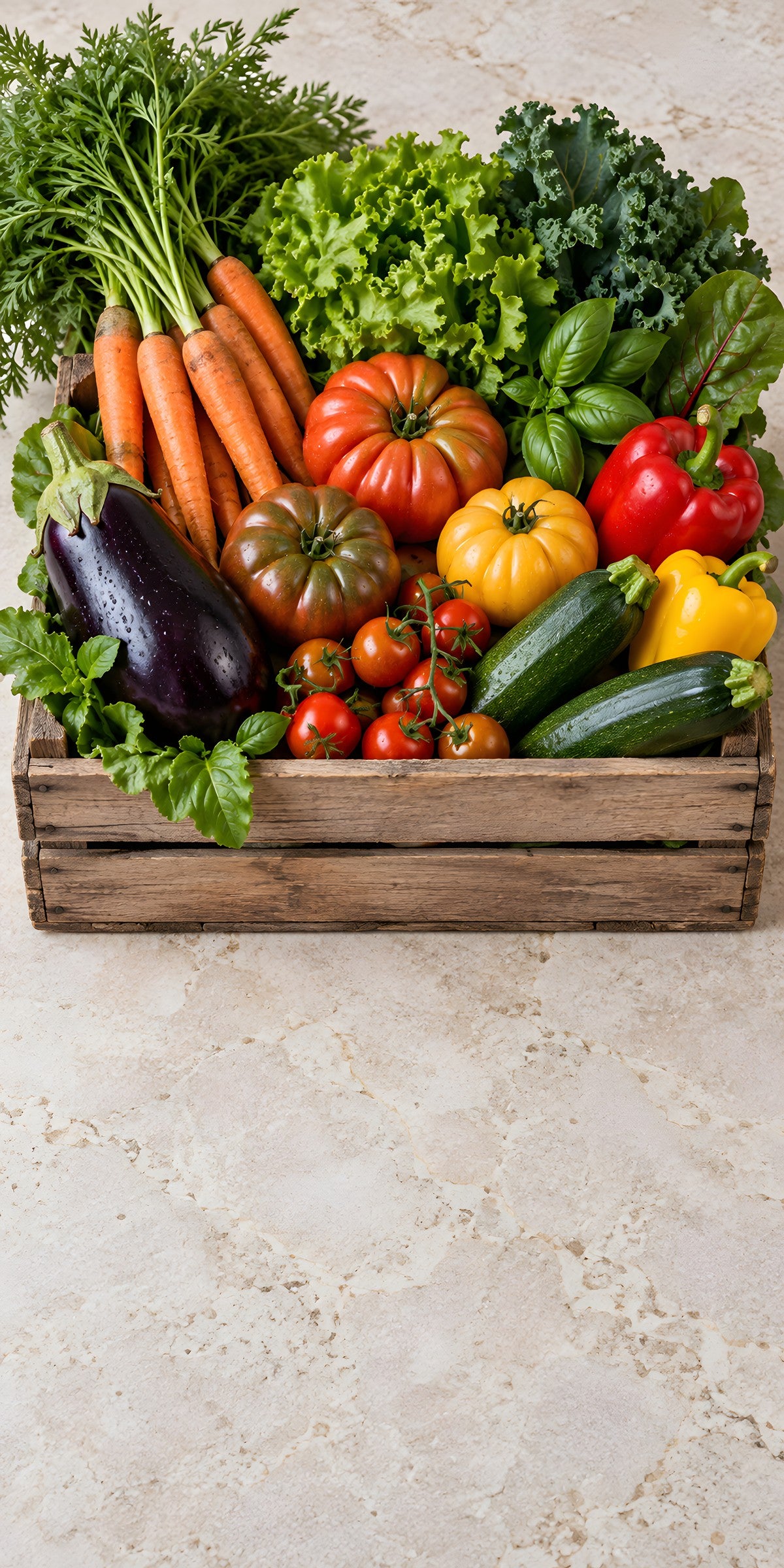 Farmers Market Vegetables fridge wrap full design