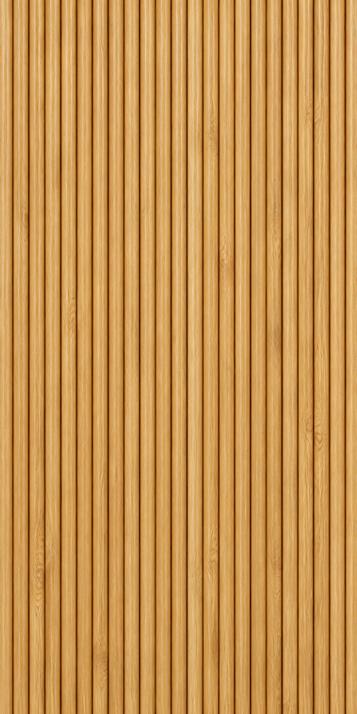 Fluted Oak fridge wrap full design
