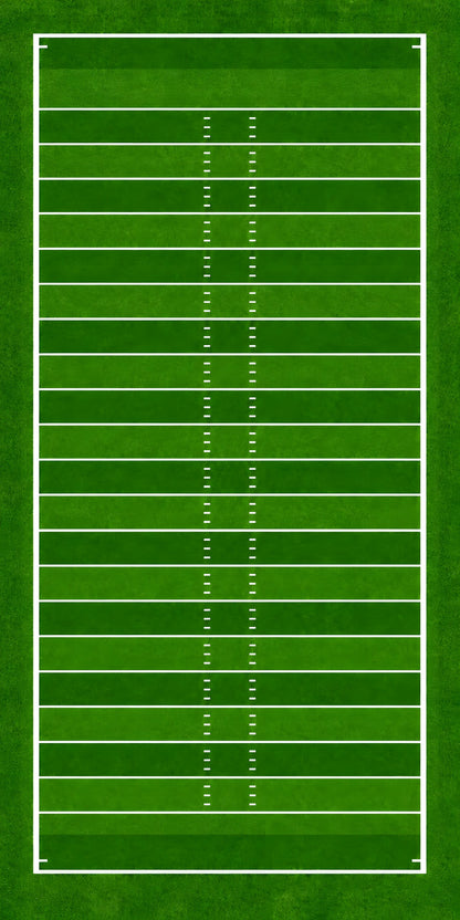 Football Field fridge wrap full design