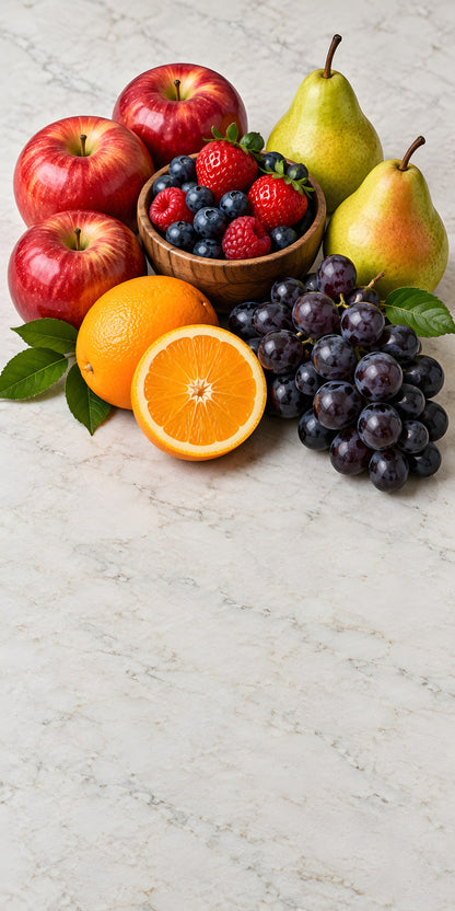 Fresh Fruit Mix fridge wrap full design