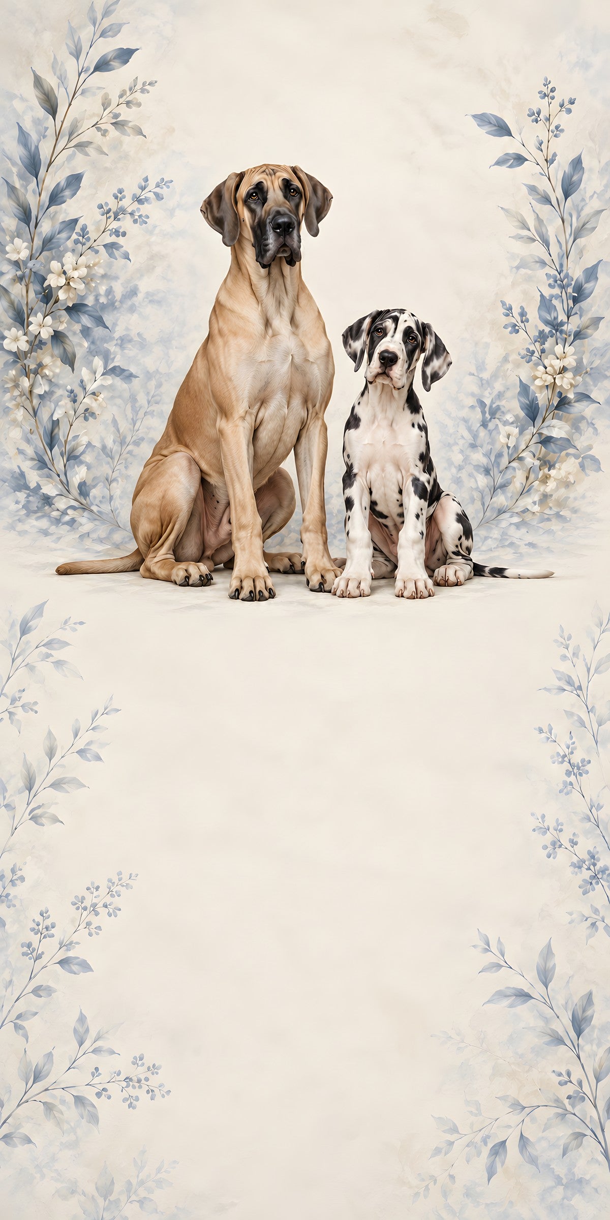 Great Danes fridge wrap full design