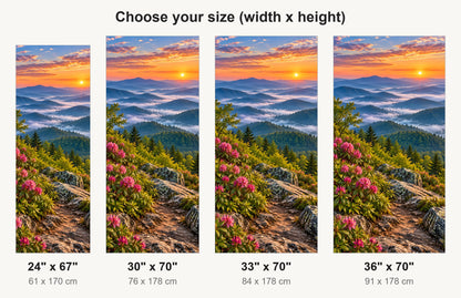 Great Smoky Mountains fridge wrap available sizes 24, 30, 33 and 36 inch
