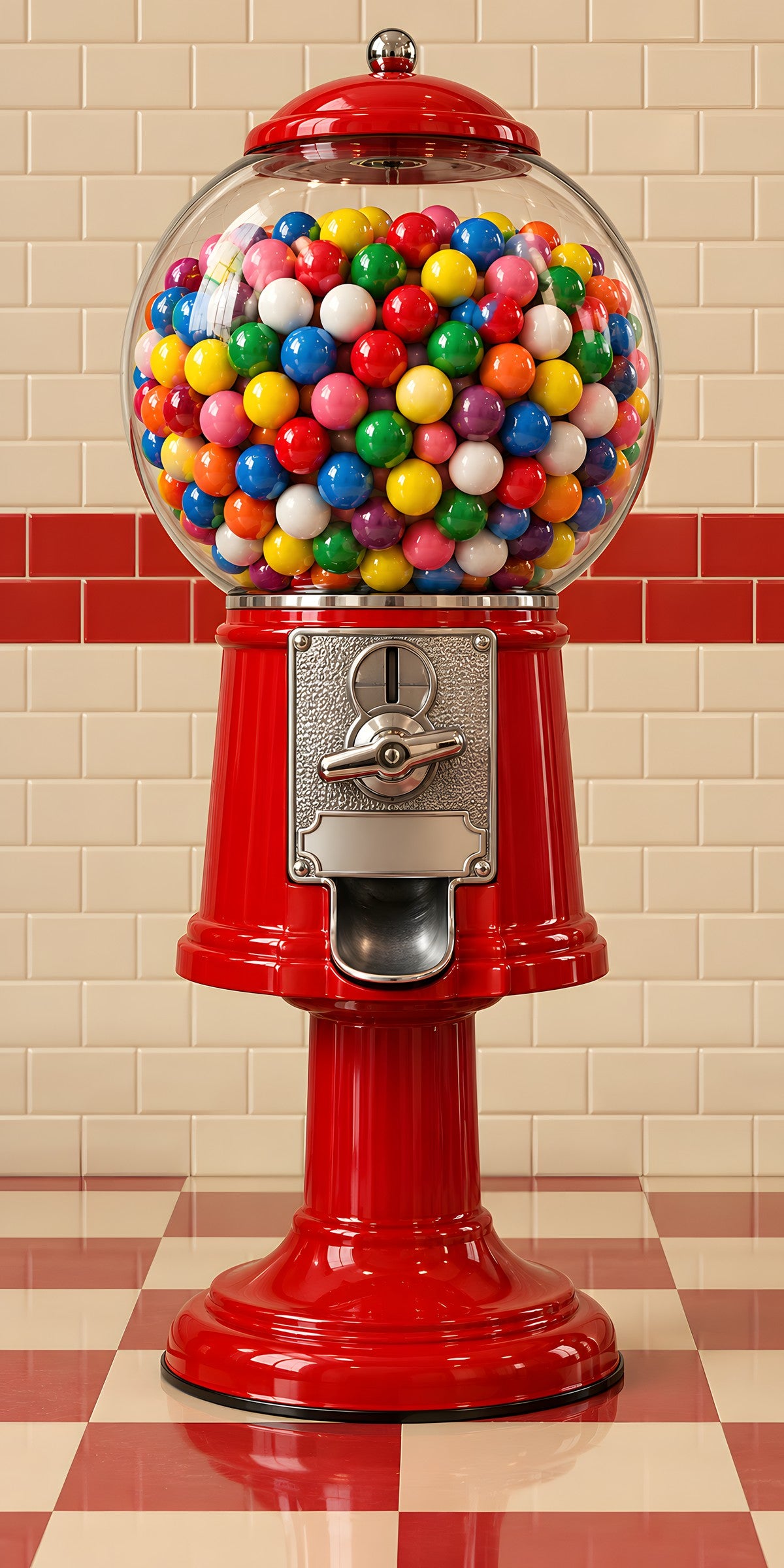 Gumball Machine fridge wrap full design