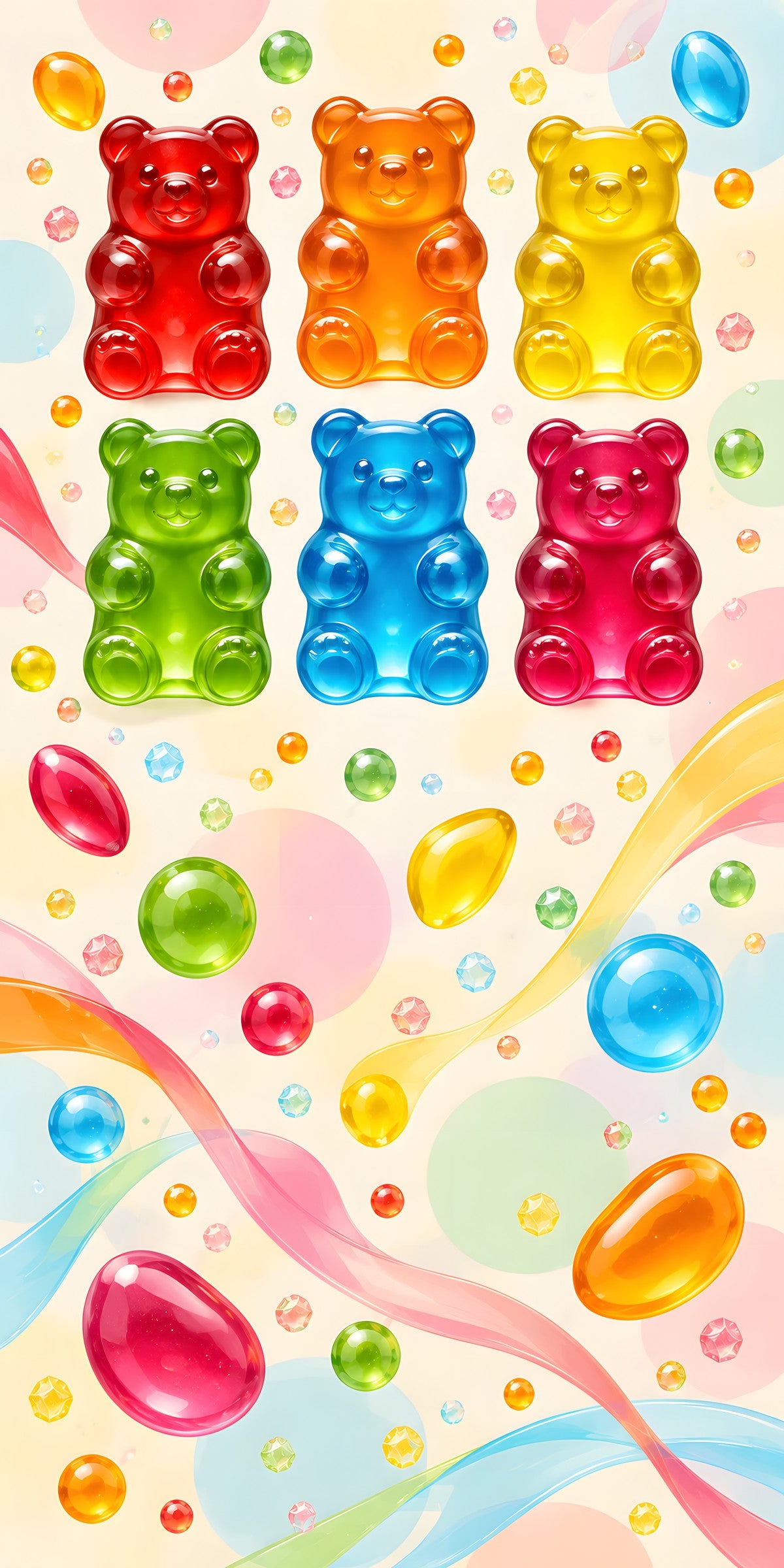 Gummy Bears fridge wrap full design