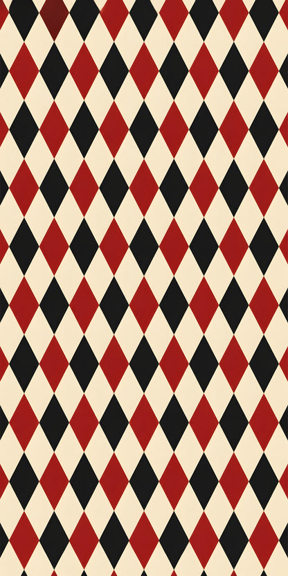 Harlequin Diamonds fridge wrap full design