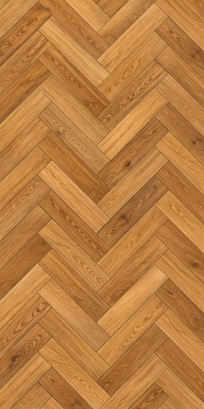 Herringbone Parquet fridge wrap full design