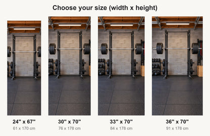 Home Gym Barbells fridge wrap available sizes 24, 30, 33 and 36 inch