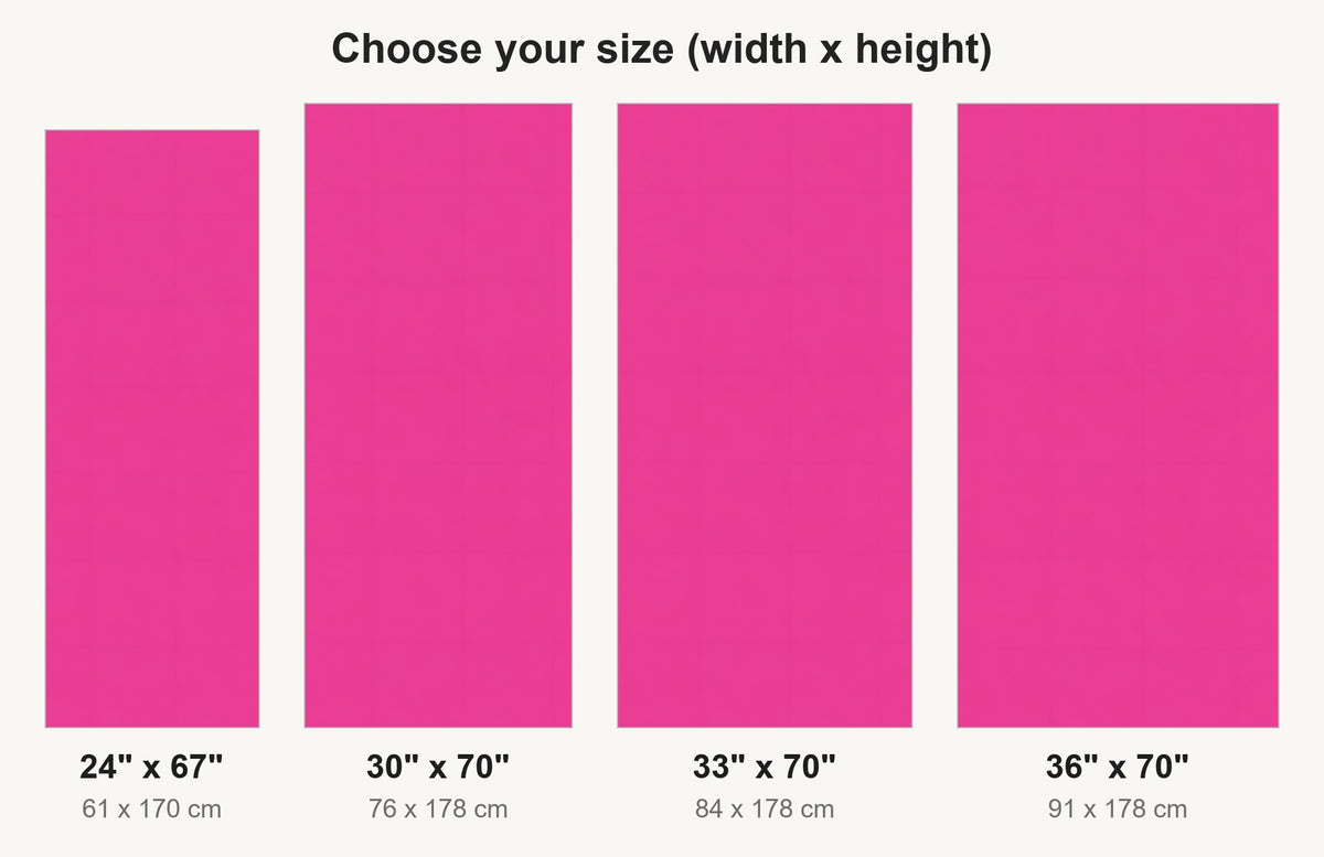 Hot Pink fridge wrap available sizes 24, 30, 33 and 36 inch