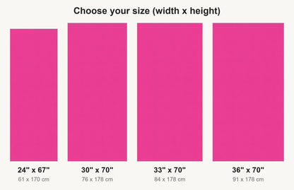 Hot Pink fridge wrap available sizes 24, 30, 33 and 36 inch