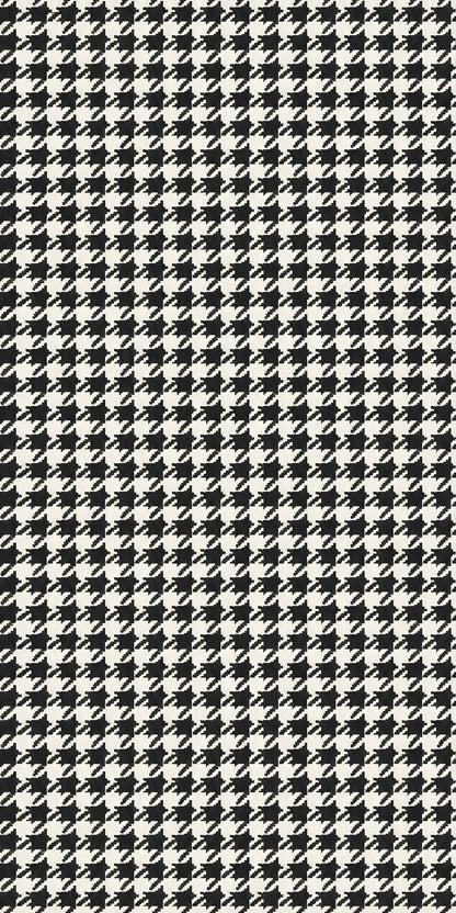 Houndstooth fridge wrap full design