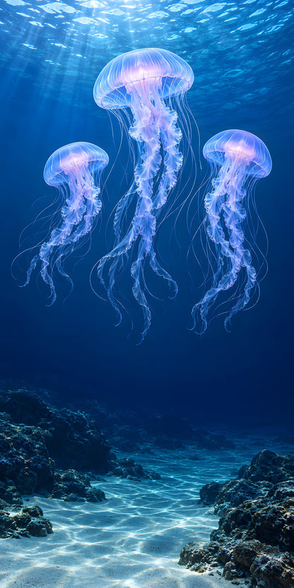 Jellyfish fridge wrap full design