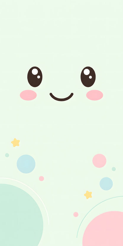 Kawaii Fridge Face fridge wrap full design
