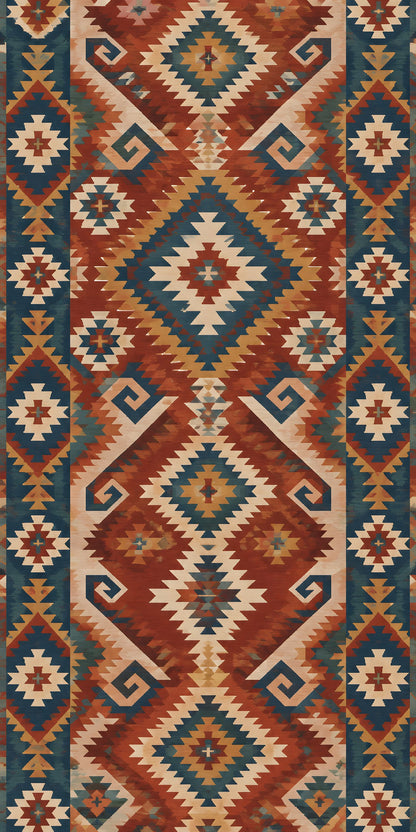 Kilim Pattern fridge wrap full design