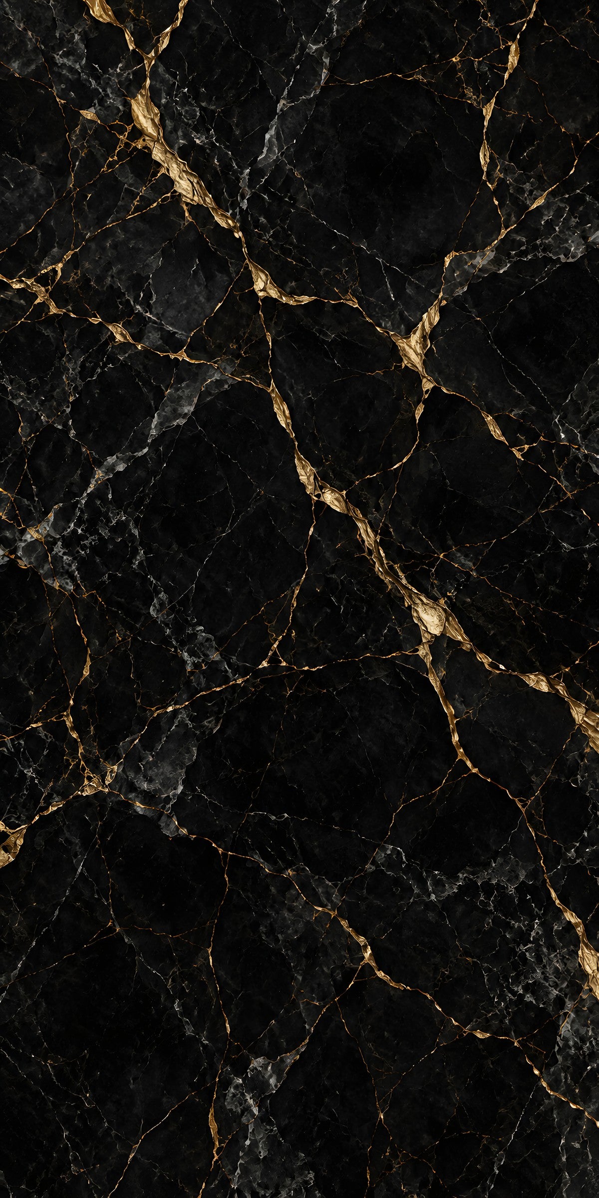 Kintsugi Marble fridge wrap full design