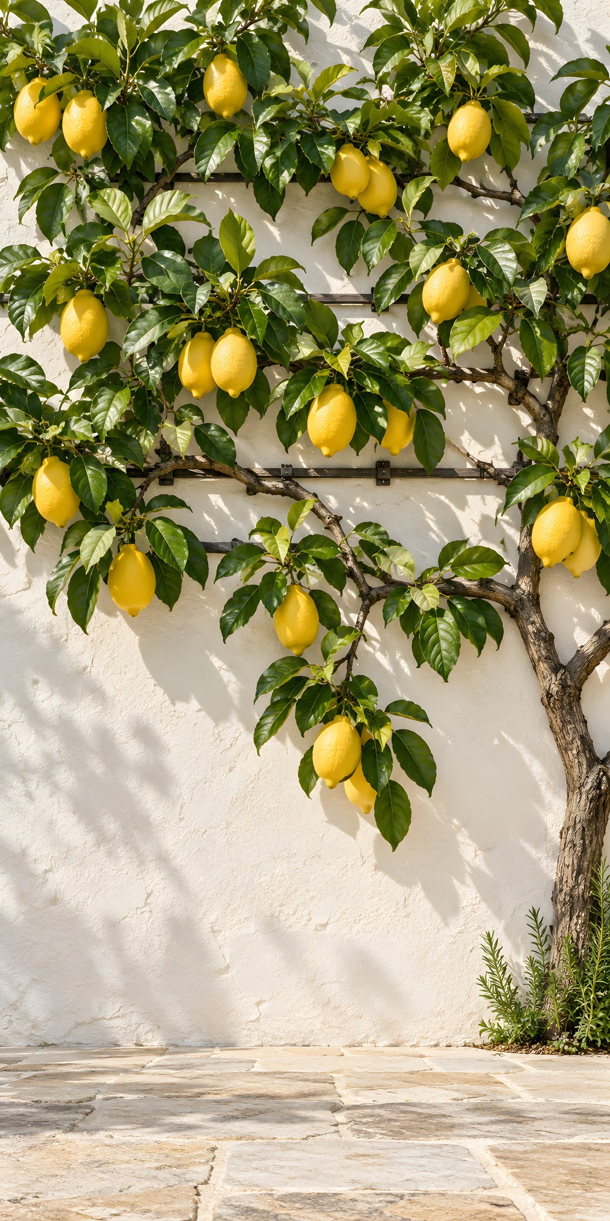 Lemon Tree fridge wrap full design