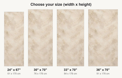 Limewash Plaster fridge wrap available sizes 24, 30, 33 and 36 inch