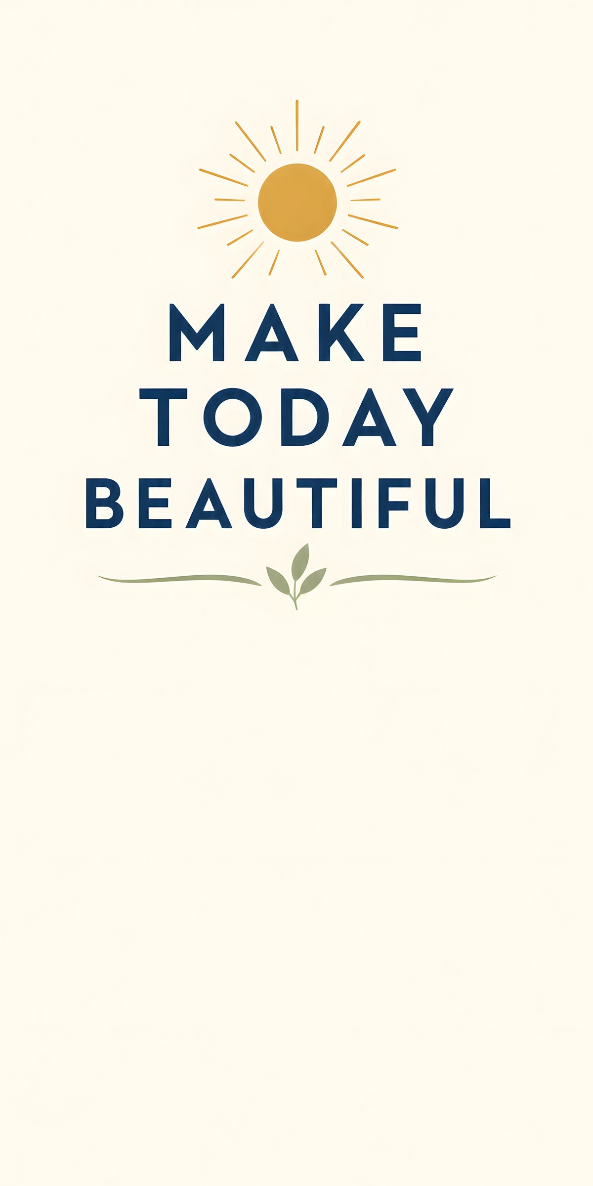Make Today Beautiful fridge wrap full design