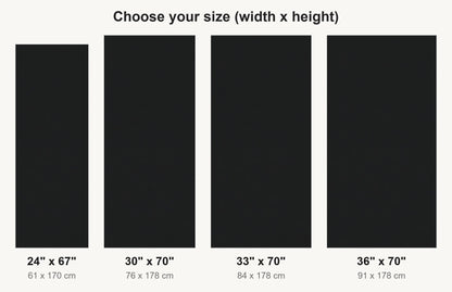 Matte Black fridge wrap available sizes 24, 30, 33 and 36 inch