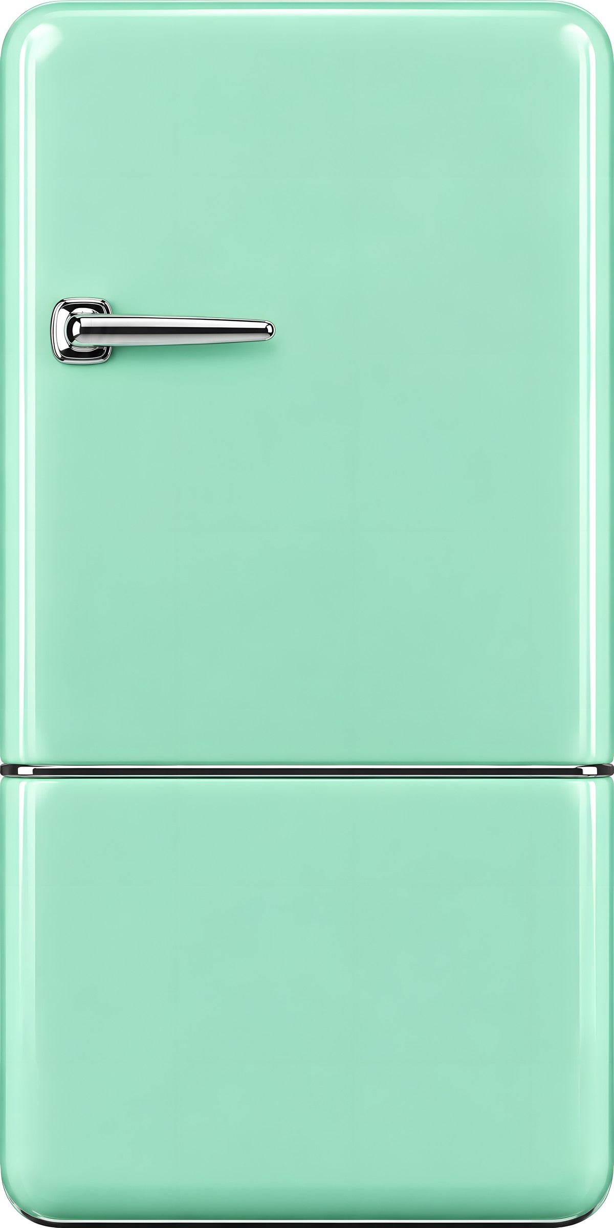 Mint Retro Fridge Look fridge wrap full design