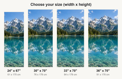 Mountain Lake fridge wrap available sizes 24, 30, 33 and 36 inch