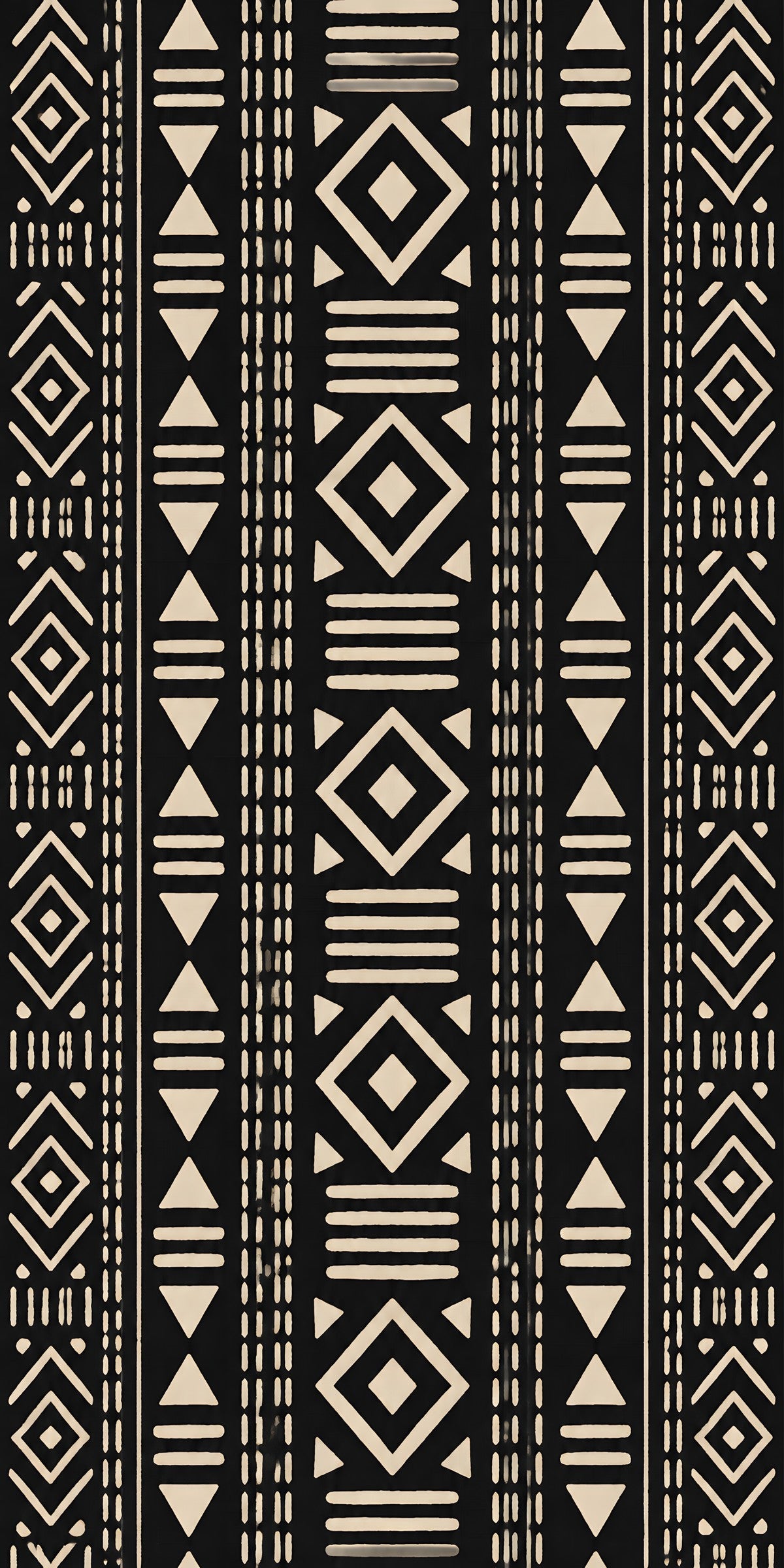 Mudcloth Pattern fridge wrap full design