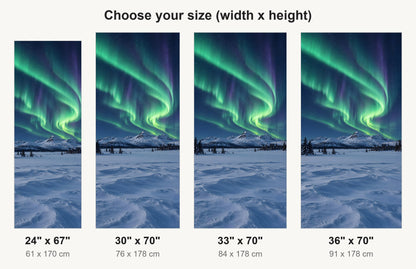 Northern Lights fridge wrap available sizes 24, 30, 33 and 36 inch