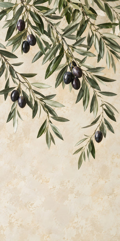 Olive Branches fridge wrap full design