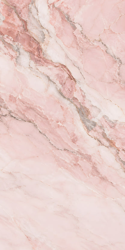 Pink Marble fridge wrap full design