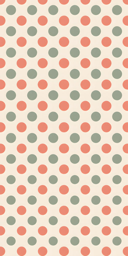 Polka Dots fridge wrap full design